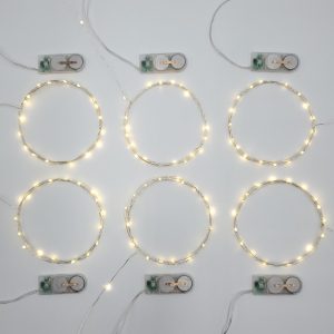 Battery Operated LED Fairy Set of 6 String Lights