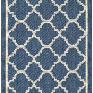 Oasis Border Navy Rug